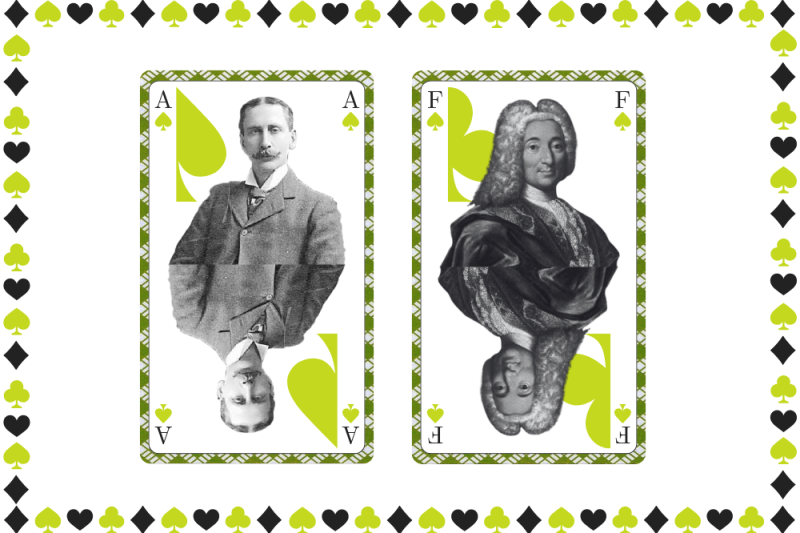 Dr. Edward H. Angle and Pierre Fauchard cards for Orthodontic Health Month