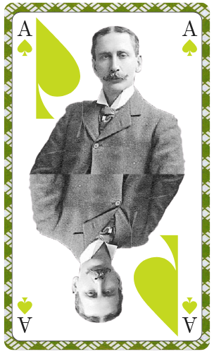 Edward H. Angle's playing card graphic